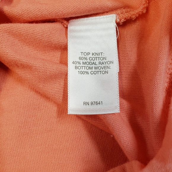 Pure J Jill Tunic With Pocket Size Large Coral - Picture 5 of 6